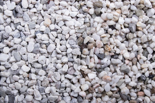 Weißkies 6–32 mm – 20 kg Sack – Für Zen & moderne Gärten