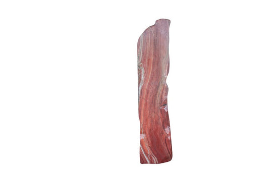 Red Jaspis Monolith – Unikat für Gartenakzente & Naturgestaltung