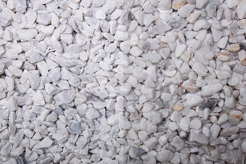 Carrara Marmor Splitt 8–12 mm – Edler Weißsplitt aus Italien (20kg Sack)