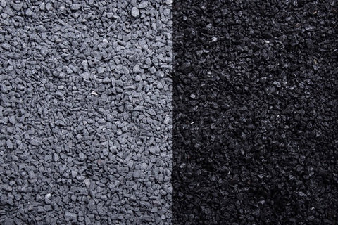 Basaltsplitt in verschiedenen Körnung – Edler Naturstein für feine Flächen